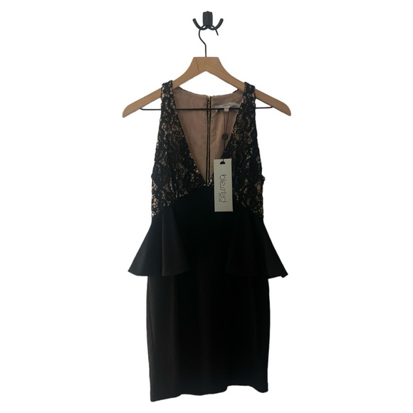 Bless'ed are the Meek Dresses & Skirts - Blessed Are The Meek Lace Peplum Party‎ Dress Sleeveless Black Size 1